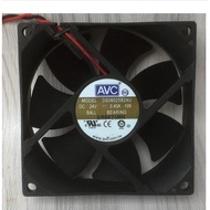 Ready Stock [Cooling Fan] AVC DS08025B24U-109 24V 0.40 A 8025 8cm Double Ball 2 Wire Inverter Fan