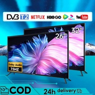 JEAANSP Murah Digital TV 19 22 24 Inch Small TV FHD LED TV 32 43 Inch Smart TV Bluetooth MYTV DVB-T2