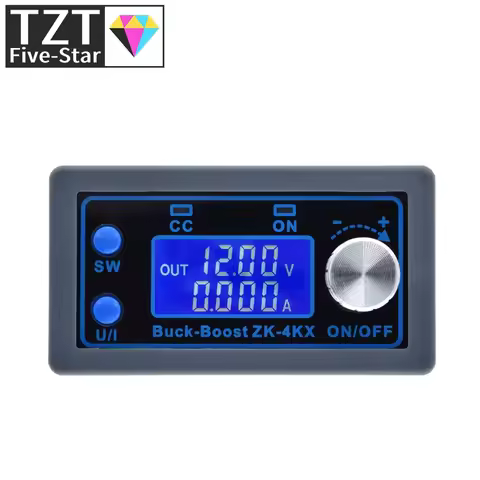 ZK-4KX CNC DC DC Buck Boost Converter CC CV 0.5-30V 4A power module adjustable regulated power suppl