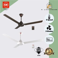 KDK / DEKA Ceiling Fan K15VO / DR9 / DK10 60" 3 Blades with Regulator and Warranty