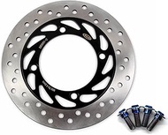 Arashi Rear Brake Disc Rotor + Mounting Bolts Screws for Honda CB250 Two-fifty 91-06 / FORZA ABS 14-
