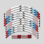 Motorcycle Accessories Wheels Hub Sticker Rim Tire Stripe Decorative Stickers Decals Set For BMW r12