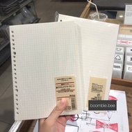 Muji A5 Loose Leaf Grid & Line/MUJI A5 Binder Paper/Binder Contents