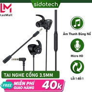 Tai nghe gaming có mic Sidotech G3m cho điện thoại dùng cho game thủ chơi game mobile pc laptop thuộ