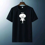 Kaos Distro Squidward Happy (Free Sticker)