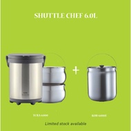 Thermos Outdoor Shuttle Chef TCRA-6000 GOLD / GREY (2 X 3.0L Inner Pot + 6L Inner Pot)