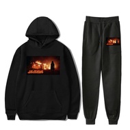 Cazzu La Cueva Retro 90s Pullover Hoodie - Two-Piece Set for Men & Women