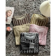 ANAMURA BRANDED 7 GATE KNIT SEATER