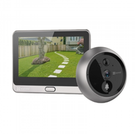 Ezviz - Ezviz 螢石 DP2-2K Wire-Free Peephole Doorbell 觸控面板智能貓眼攝像頭+門鈴