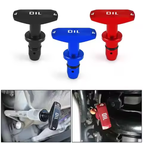 1PC Car Oil Dipstick Pull Handle Engine Oil Pullhandle For Ford Mustang GT V8 GT500 99-11 Billet Alu