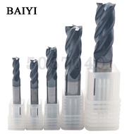 ทังสเตนเหล็ก End Mill 1/2/3/4/5/6/8/10/12/14/16/18/20Mm 4ขลุ่ย Hrc65 Endmills ทังสเตนเหล็กมิลลิ่งตัด End Mill เครื่อง