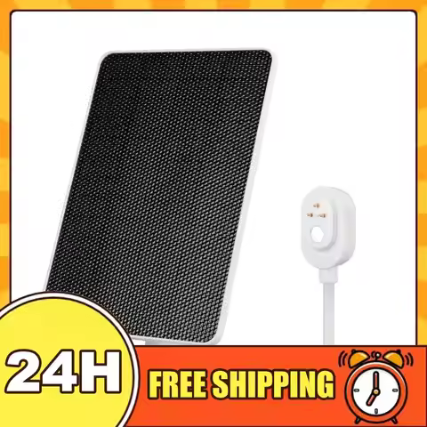 10W Solar Panel with Charging Cable Monocrystalline Solar Panel Charger IP65 Waterproof for Arlo Ult