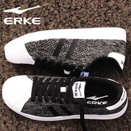 Hongxing Erke 2023 Summer New Men's Board Shoes Breathable Mesh Sneakers Retro Shoes Shell Toe Women