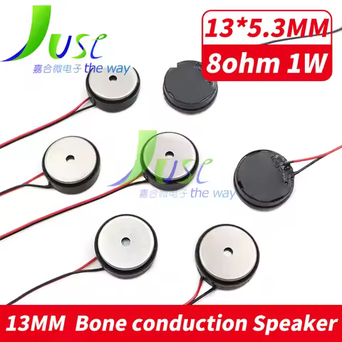 10PCS 13/16MM Bone Conduction Mini Speaker Multimedia DIY Slim Portable Internal Magnet Loudspeaker