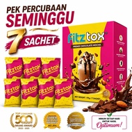 Fitztox Detox Fiber Drink Chocolate Mocha 7 Sachet | High Fiber Drink