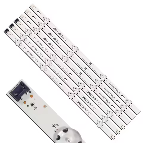 LED Backlight strip 8lamp For Innotek Direct 43inch UHD 1Bar 24EA 43UH603V-ZA 43UH610V-ZB 43UF6407-Z