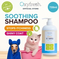 Oxyfresh Pet Shampoo - Anti Itch Cat Shampoo, Dog Shampoo, Shiny Coat | Syampu Kucing (237ml/739ml)