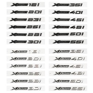 【BMW】Xdrive18i 20i 23i 25i 28i 30i 35i 40i 45i 48i 50i 55i BMW Fender side emblem Sticker four-wheel