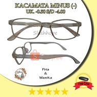 Casual Caramel Color Minus Glasses Fashion Korean Style Unisex Men's Nearsightedness Glasses Wanita 