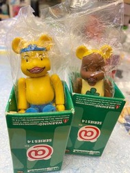 全新 Medicom Bearbrick series 14代 Lily Franky  100% 中川雅也 隱藏版 黑妹 Secret (一對）Be@rbrick