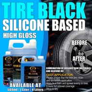 Tire Black- Silicone Based 4L
