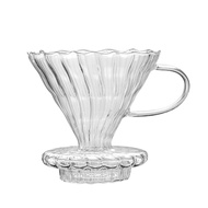 V60 Dripper Glass Transparent Glass Dripper V60 02