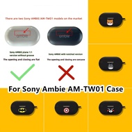 For Sony Ambie AM-TW01 Case Niche Cartoon Pattern for Sony Ambie AM-TW01 Casing Soft Earphone Case C