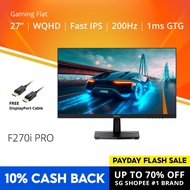 PRISM+ F270i PRO | 27" Fast IPS 200Hz/180Hz 1ms WQHD 105% DCI-P3 Gaming Monitor [2560 x 1440]