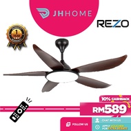 Rezo 56'' Venzo Led Dc Motor Ceiling Fan | 5 Blades 12 Speed | Remote Control | VENZO 56/5B LED
