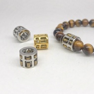 316L Stainless Steel Abacus Beads Loose Beads Seiko Solid Metal Beads DIY Bracelet Necklace Accessor