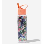 Water Bottle Resort Floral Typo