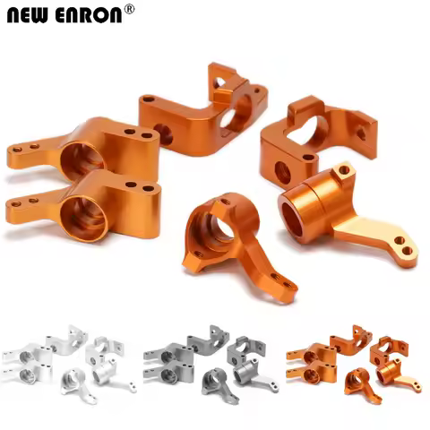 NEW ENRON Metal 101208 101209 Steering Front & Rear Hub Carrier Knuckle Set for RC 1/10 HPI WR8 3.0 