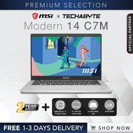 MSI MODERN 14 C7M-057SG | 14" FHD | Ryzen 7 7730U | AMD Radeon Graphics | 16GB DDR4 | 512GB SSD | Windows 11 Home Laptop
