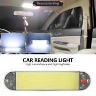 BEAUTYSTARTING 108/54SMD LED Compartment Interior Light COB Panel Dome Lamp Auto Car Interior Readin
