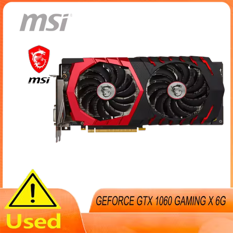 MSI GTX 1060 6GB 192Bit GDDR5 Original Graphics Cards for nVIDIA VGA Cards Geforce GTX1060 1050 TI 7