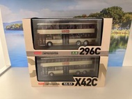 KMB 1:76 巴士模型 296C+X42C
