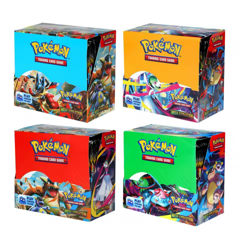 360Pcs Pokemon Card English Prismatic Evolutions Mega Evolution Booster Battle Transaction Card Tran