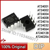 5PCS AT24C256 DIP-8 AT24C256N 24C02 AT24C01 AT24C02 AT24C04 AT24C08 AT24C16 AT24C32 AT24C64 AT24C128