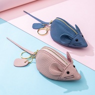 Cartoon Mouse Coin Purse Female Cute Mini Soft leather Korean ins Coin Purses &amp; Pouches Creative Small Bag
