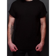 Black Timber Premium Grade Plain T-Shirt / Black T-Shirt / T-Shirt Kosong