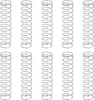 uxcell 10Pcs Compression Springs, 0.6mm Wire Diameter x 9mm OD x 40mm Length 304 Stainless Steel Ext