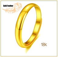 การประกันคุณภาพ!! แหวน24kของแท้  96.5% น้ำหนัก (1 กรัม)  ring for women แหวนปรับขนาดได้ แหวนทอง1สลึง