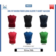 Empiric Unisex Long Sleeve Dri Fit Microfiber Round Neck TShirt 160GSM (XS - 3XL)