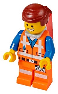 LEGO The LEGO Movie 70803 TLM026 Emmet 淨人仔1隻 Minifig only (全新 連裝備 與 70810 70818 70821 70841 共融 )