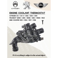 ENGINE THERMOSTAT ASSY (MINI R55 R56 R57 R58 PEUGEOT 208 308 5008 CITREON C4 DS3 DS4 DS5)