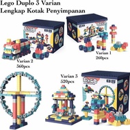 LATEST TRENDS CHILDREN'S TOY PALACE DUPLO BLOCK OR STACKING BLOCK COMPLETE STORAGE BOX AND BLOCK BOA