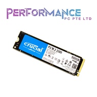 Crucial P2 3D NAND NVMe PCIe M.2 SSD Up to 2400MB/s (3 YEARS WARRANTY BY CONVERGENT SYSTEMS PTE LTD)