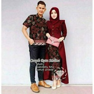 Baju Couple MELINA Kondangan Kekinian Modern Kapel Pesta Elegan Mewah