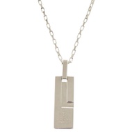 Gucci 925Platelogo吊墜項鍊 1644 [二手] GUCCI
