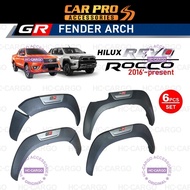 HC-CARGO Fender Arch Untuk Toyota Hilux Revo 2015 - 2025 / GR Logo Style | Mudguard | Perlindungan S